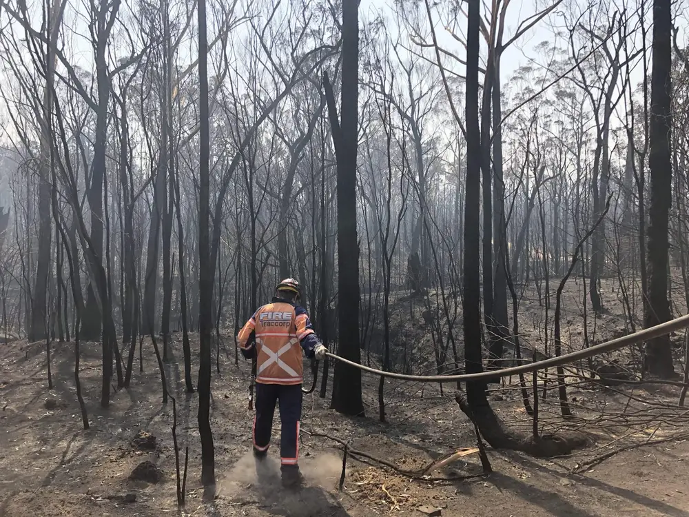 Traccorp crew and appliances on deployment.